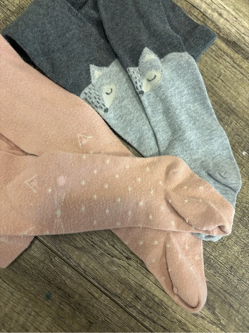 Zara 6/12 month fox and cat tights